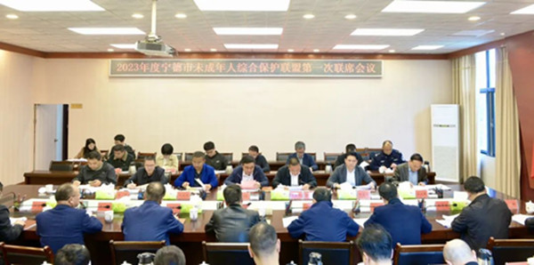 2023年度宁德市未成年人综合保护联盟第一次联席会议召开(图1)
