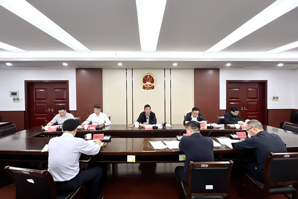市委政法委召开委务会（扩大）会议