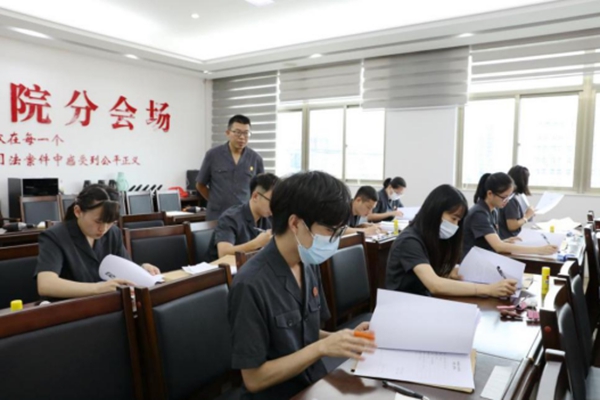 以赛促学提质效，以学促能练精兵——蕉城法院组织开展书记员技能选拔竞赛(图2)
